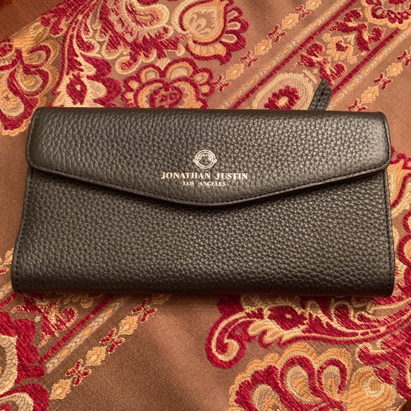 Jonathan Justin Handbags - Jonathan Justin New Black Leather Wallet